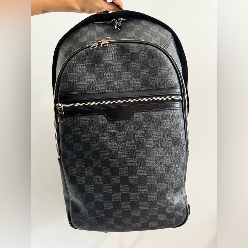 Louis Vuitton Michael Backpack Damier Graphite